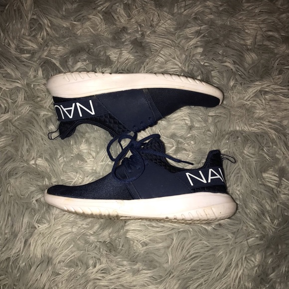 navy blue nautica shoes